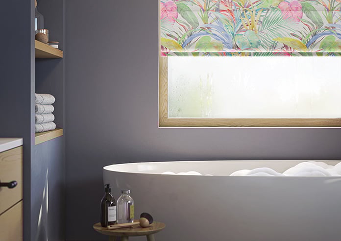 Los Angeles Velvet, Fruit Salad - Motorised Roman Blind - Image 5